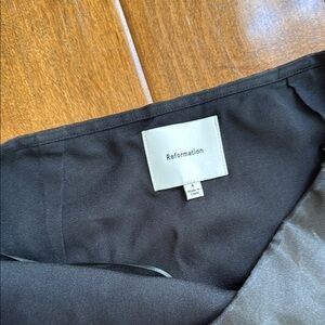 REFORMATION Sheer Mini Skirt